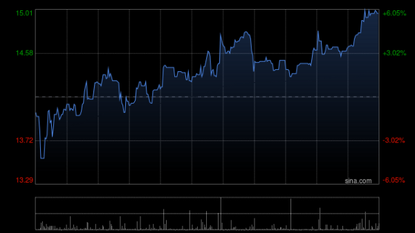 十大证券公司 圣诺医药-B盘中涨超17% 中期股东应占亏损同比收窄91%